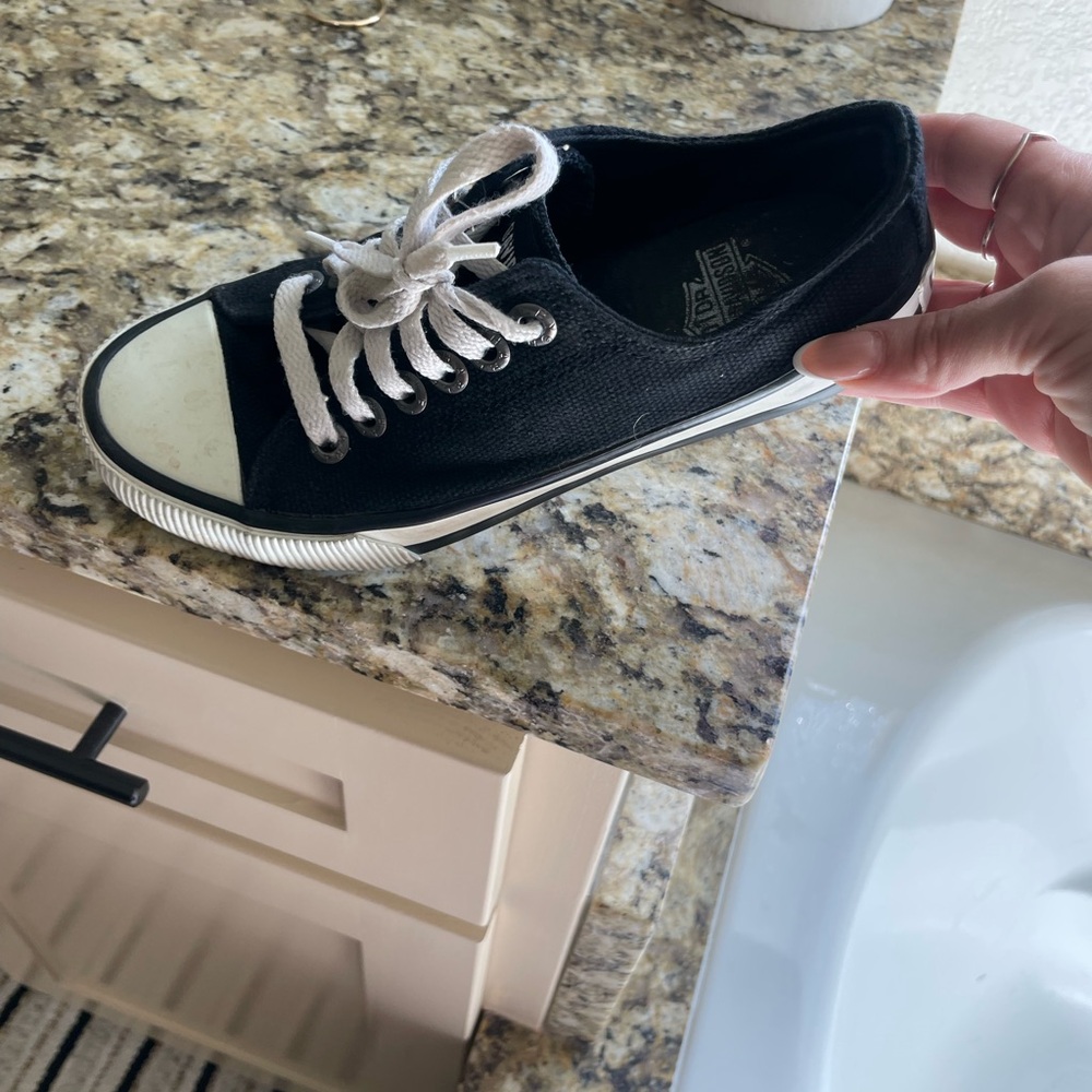 Converse Black Canvas Sneakers